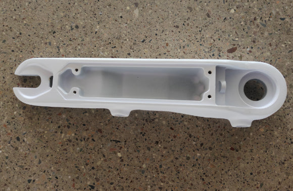 Bras de suspension B blanc de Dualtron Sonic Alien vu de dessus