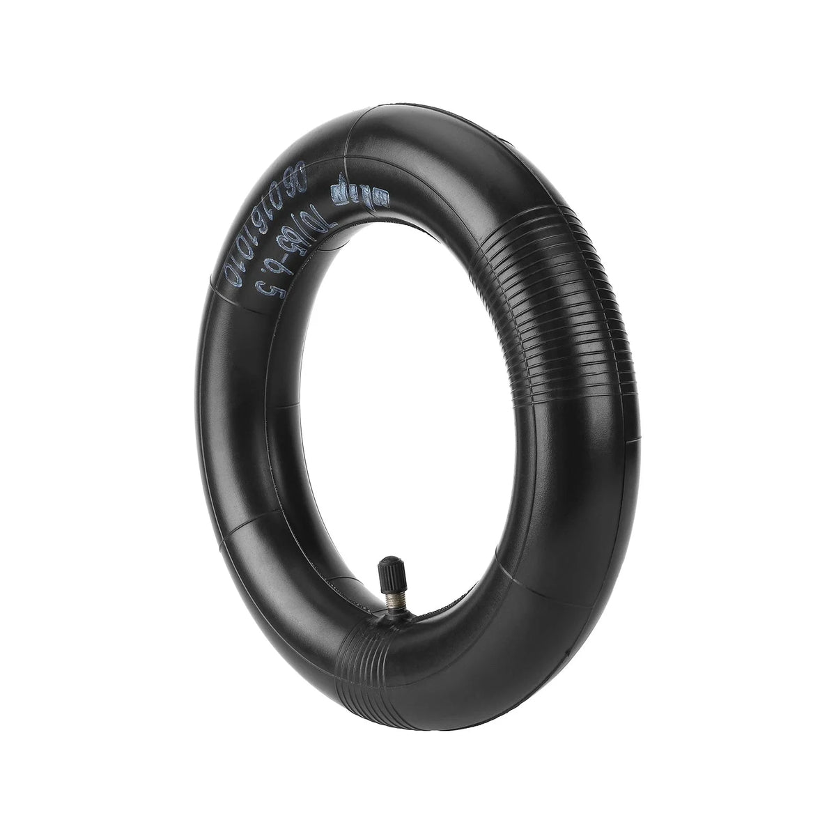 Chambre à air 10 pouces noire pour trottinette électrique avec valve droite