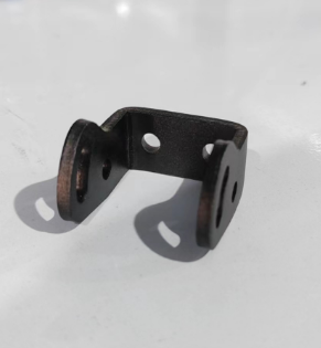 Support de phare avant noir en métal pour trottinette électrique Dualtron