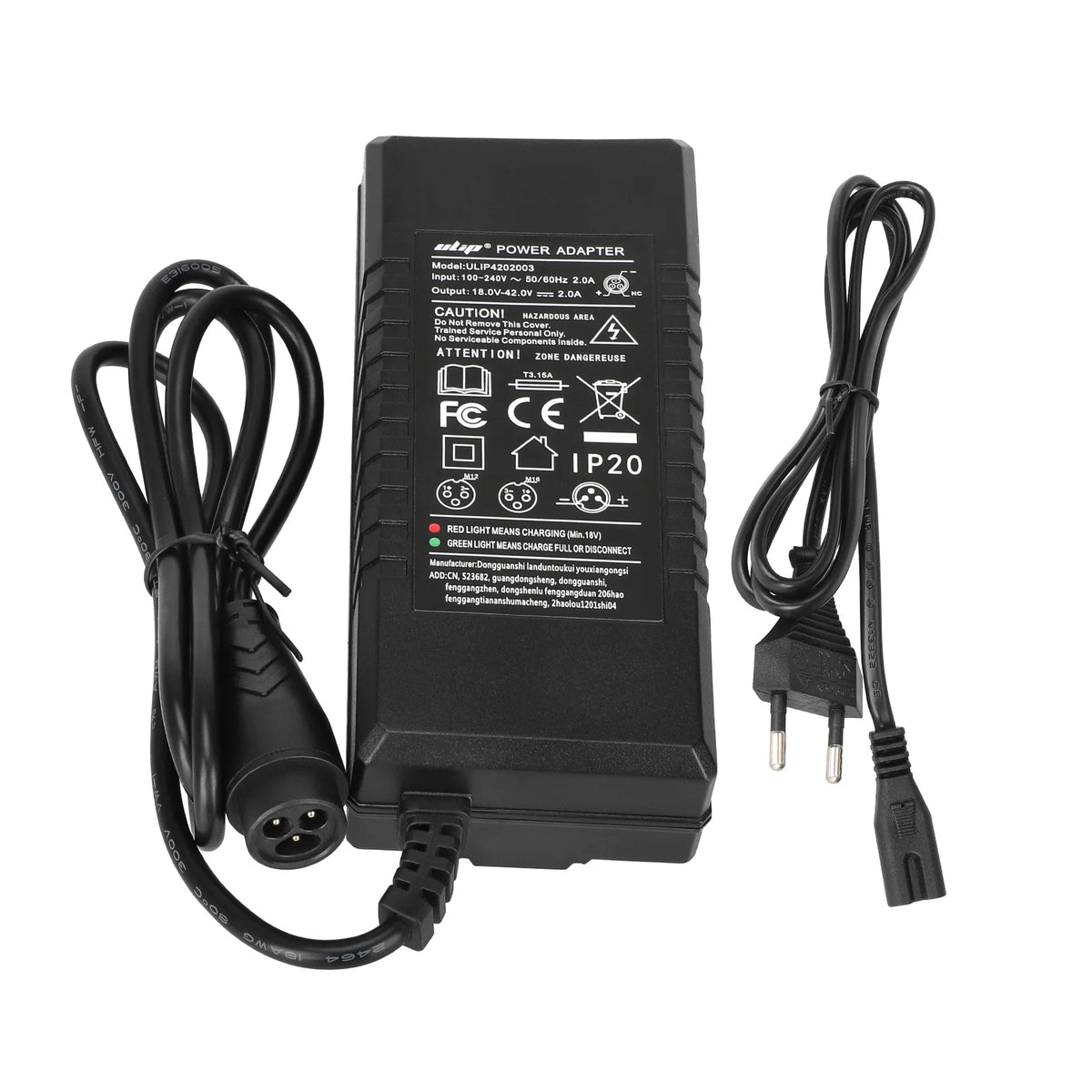 Chargeur 42V 2A Prise LP16 3 Broches, vue 6