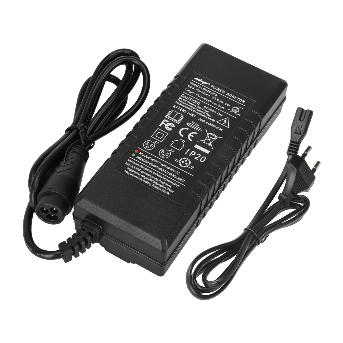 Chargeur 42V 2A Prise LP16 3 Broches, vue 3