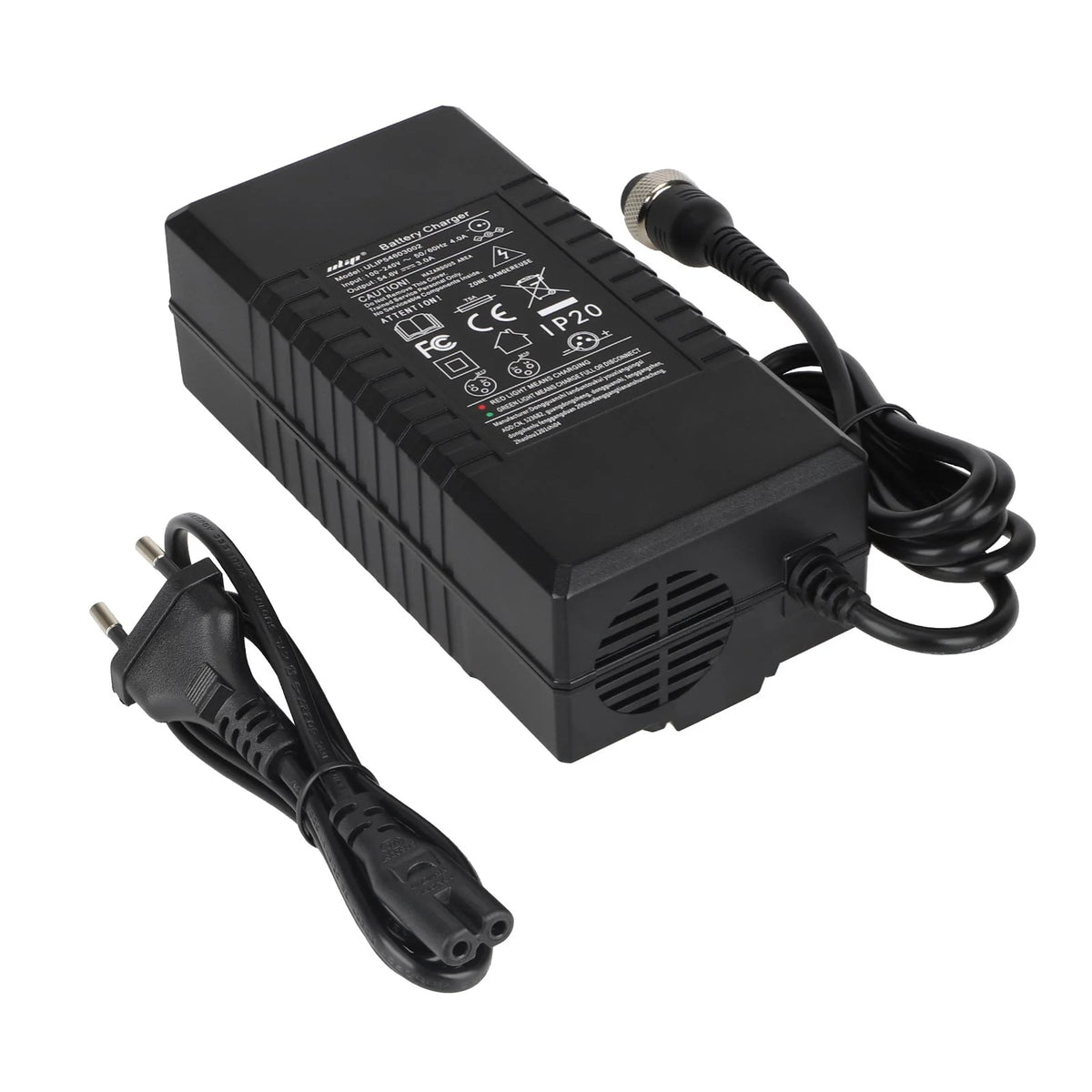 Chargeur 54,6V 3A Prise GX16 3 Broches, vue 6