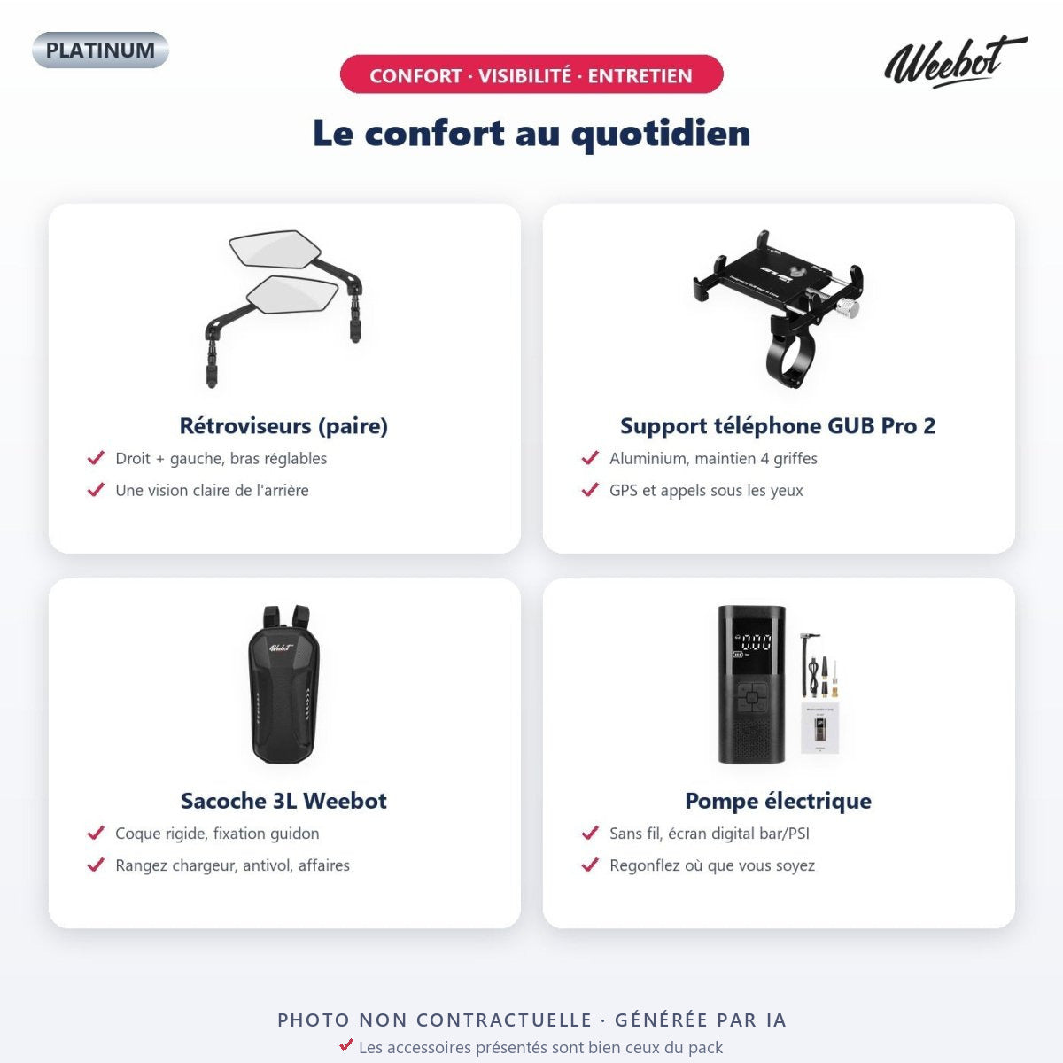 Pack Platinum - Accessoires - Weebot