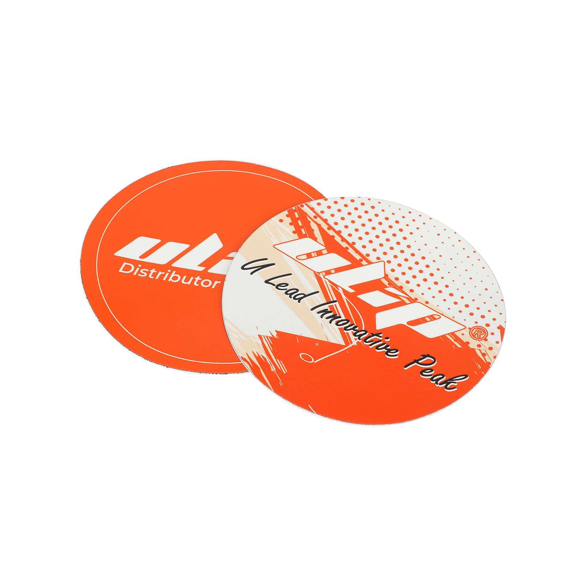 Autocollants Ronds Orange (9 cm) Lot de 2, vue 4