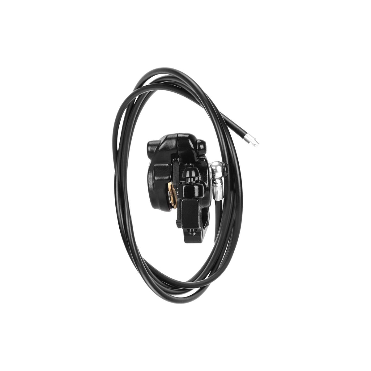 Étrier de Frein Hydraulique Droit NUTT Noir Durite 2050mm avec Disque 160mm, vue 6