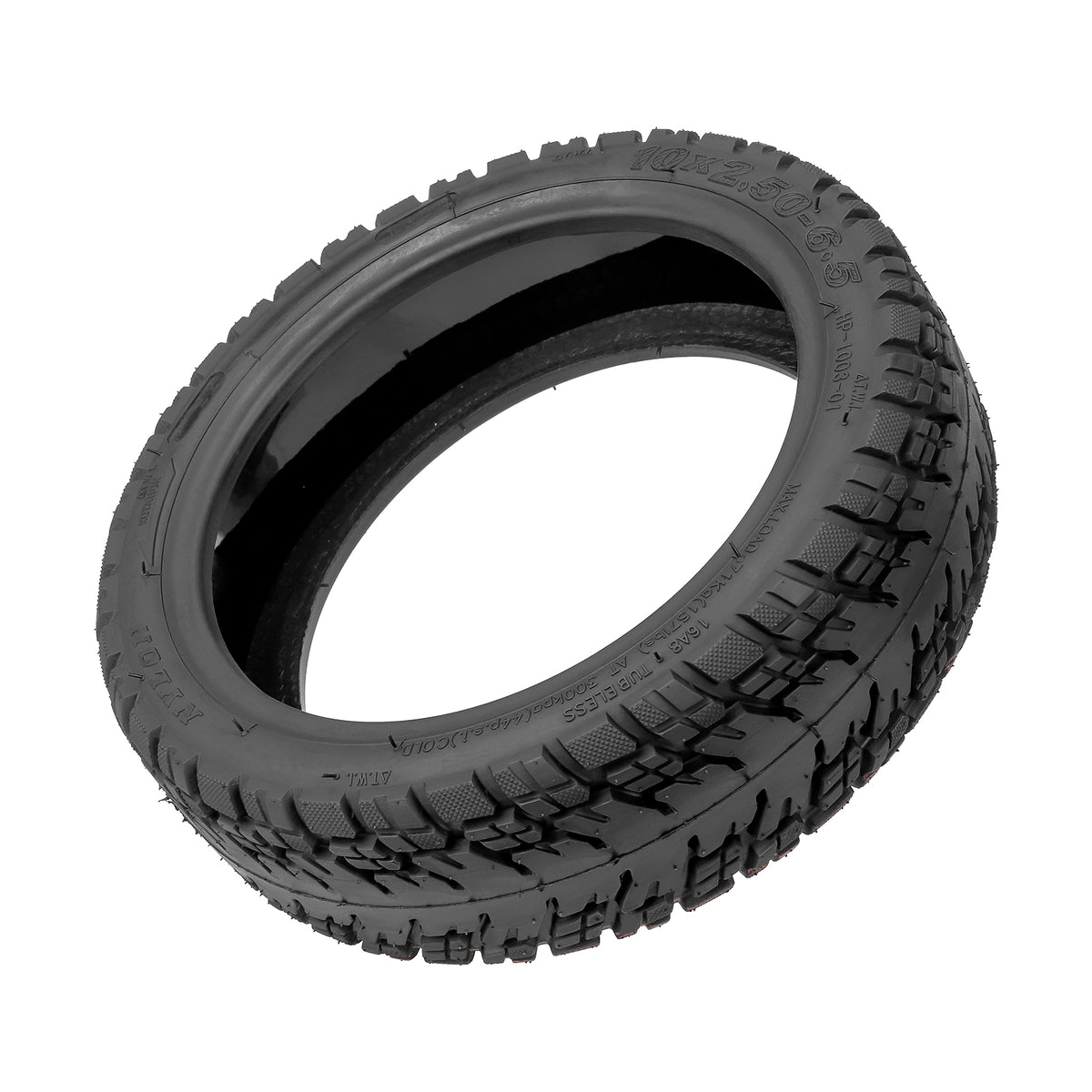 Pneu Tubeless Tout-Terrain 10 Pouces (10x2,50-6,5) Auto-Réparant avec Gel Anti-Crevaison, vue 6