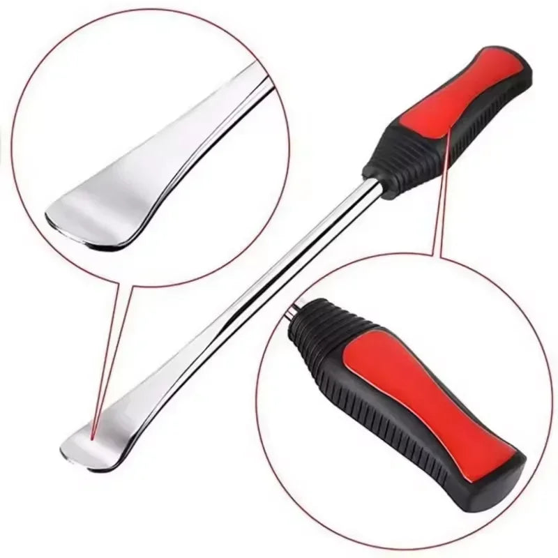 Démonte-pneu de 37 cm avec poignée ergonomique noire et rouge pour trottinette électrique