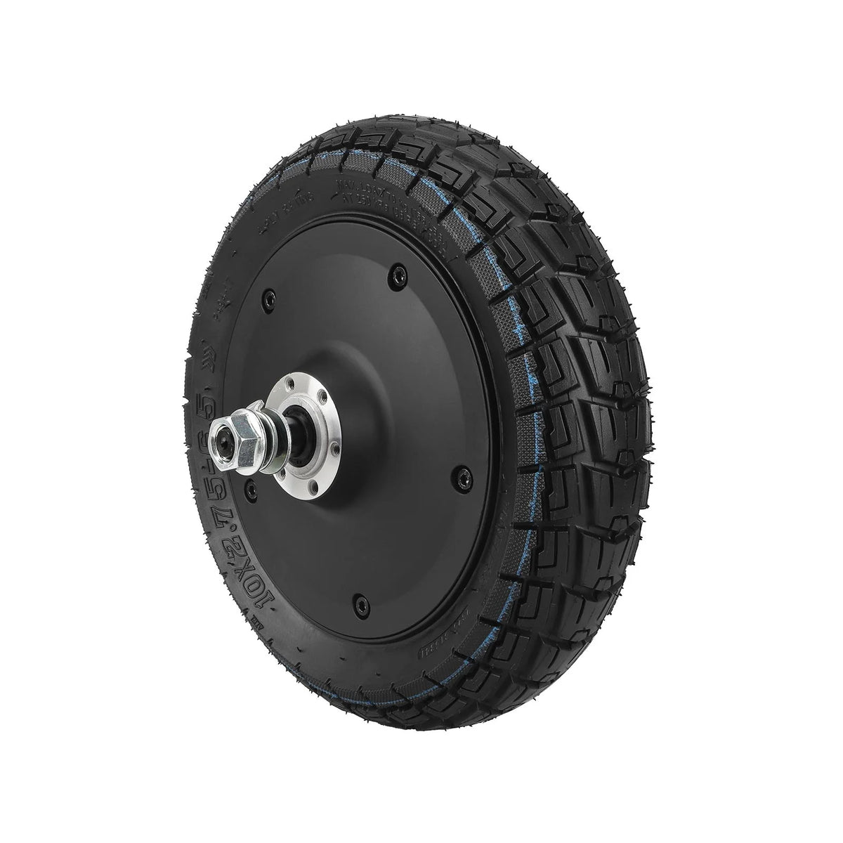 Moteur roue pour trottinette électrique équipé d'un pneu tubeless 10x2.75-6.5