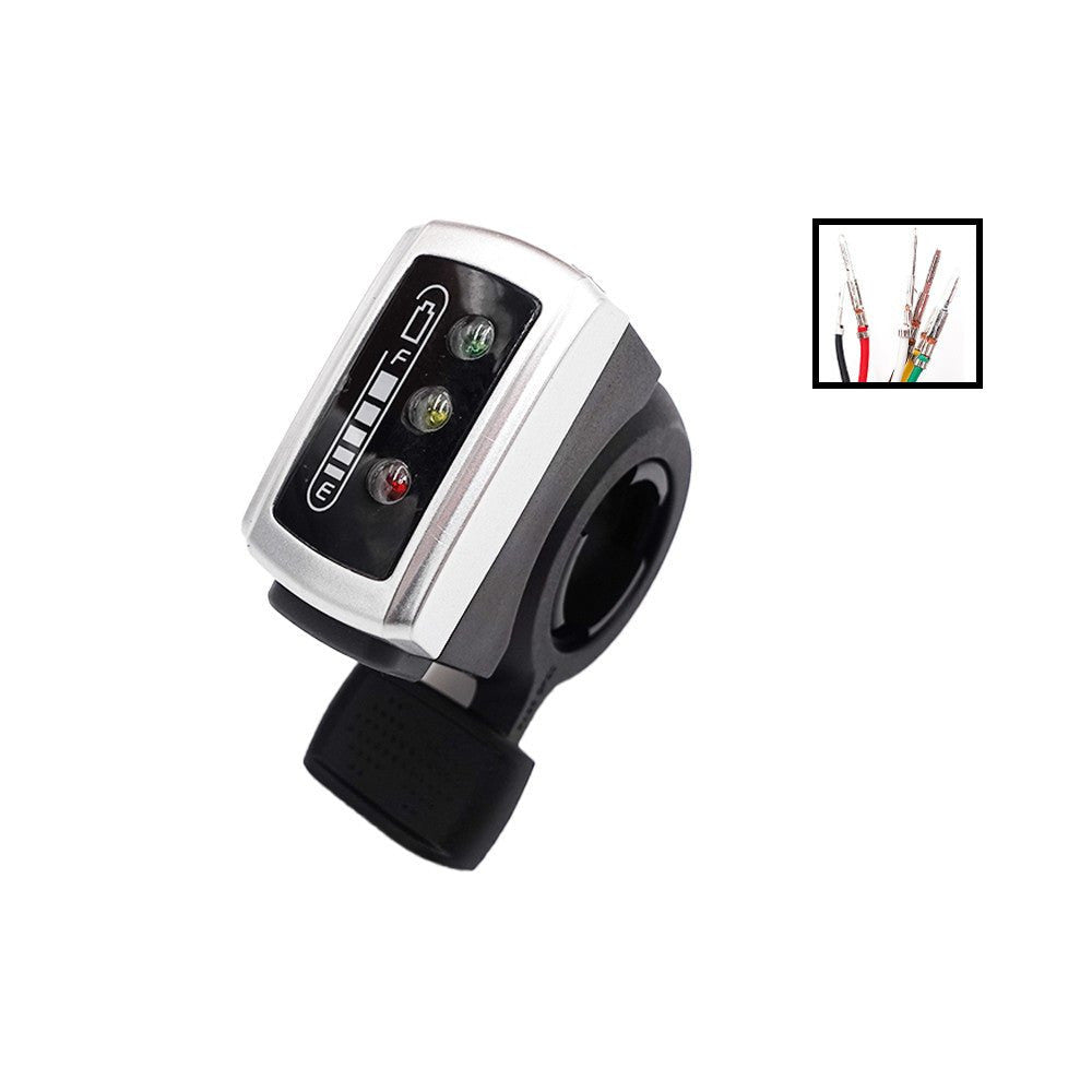 Gâchette Accélérateur Indicateur Batterie 48V pour Draisienne Électrique - Weebot