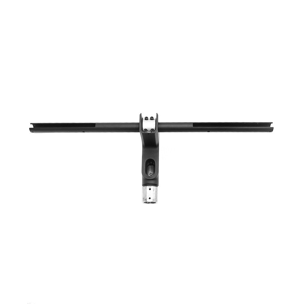 Guidon noir en T pour trottinette électrique Xiaomi 5 Pro vu de face