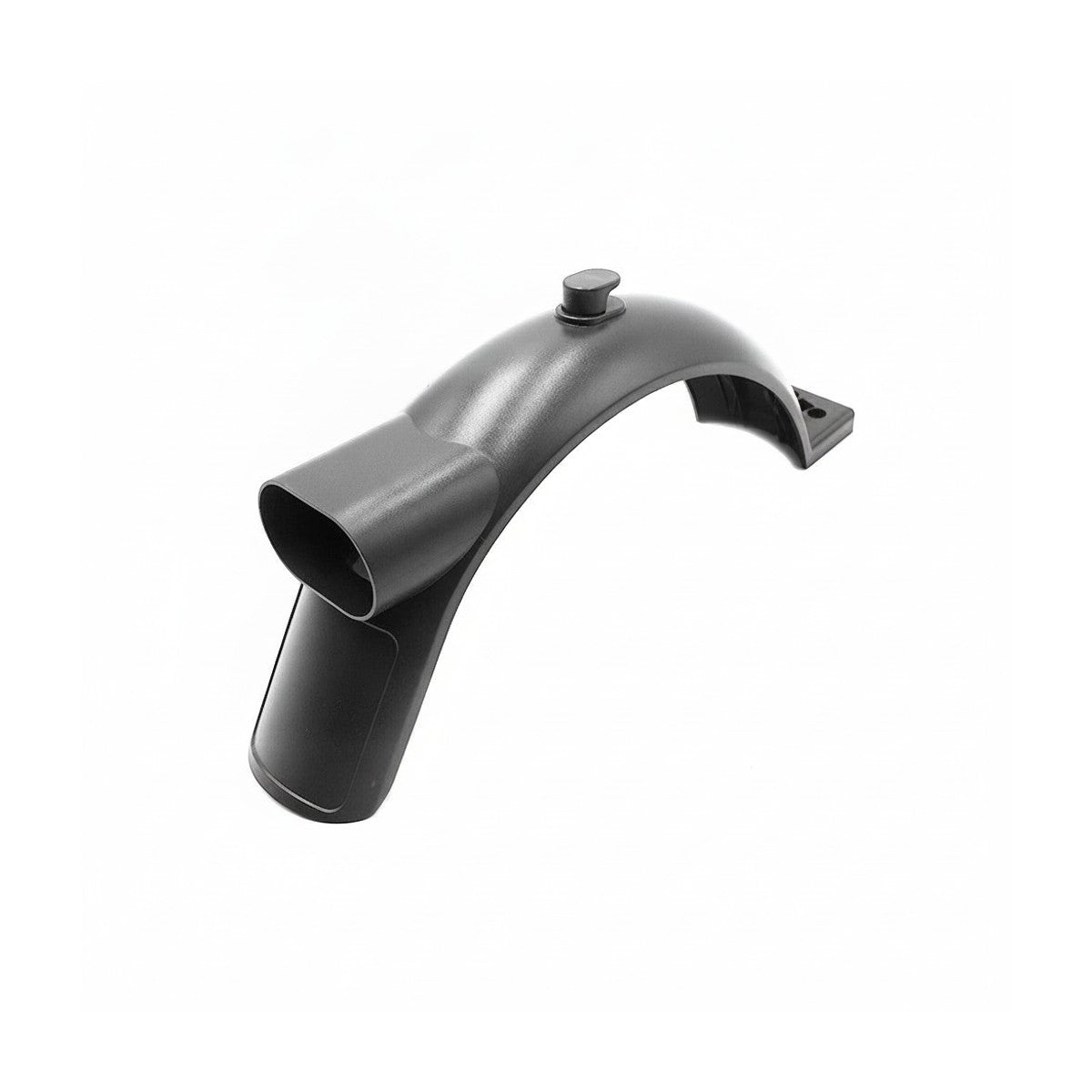 Garde-boue arrière noir en plastique pour trottinette électrique vu de trois quarts