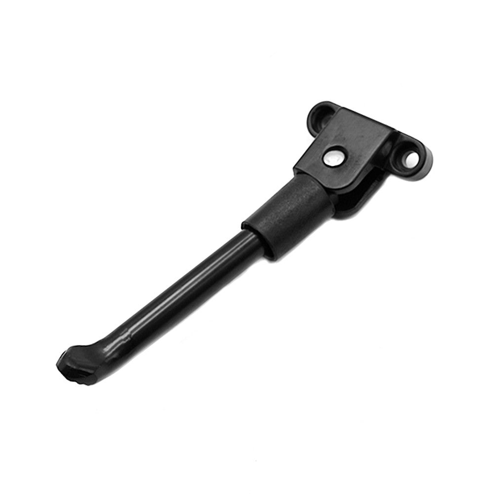 Béquille noire pour trottinette électrique sur fond blanc