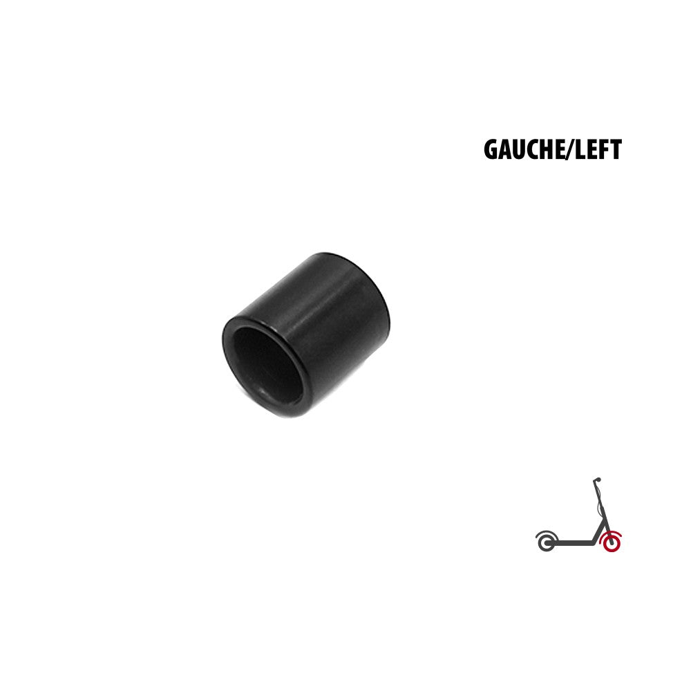 Entretoise de roue avant gauche noire pour trottinette électrique