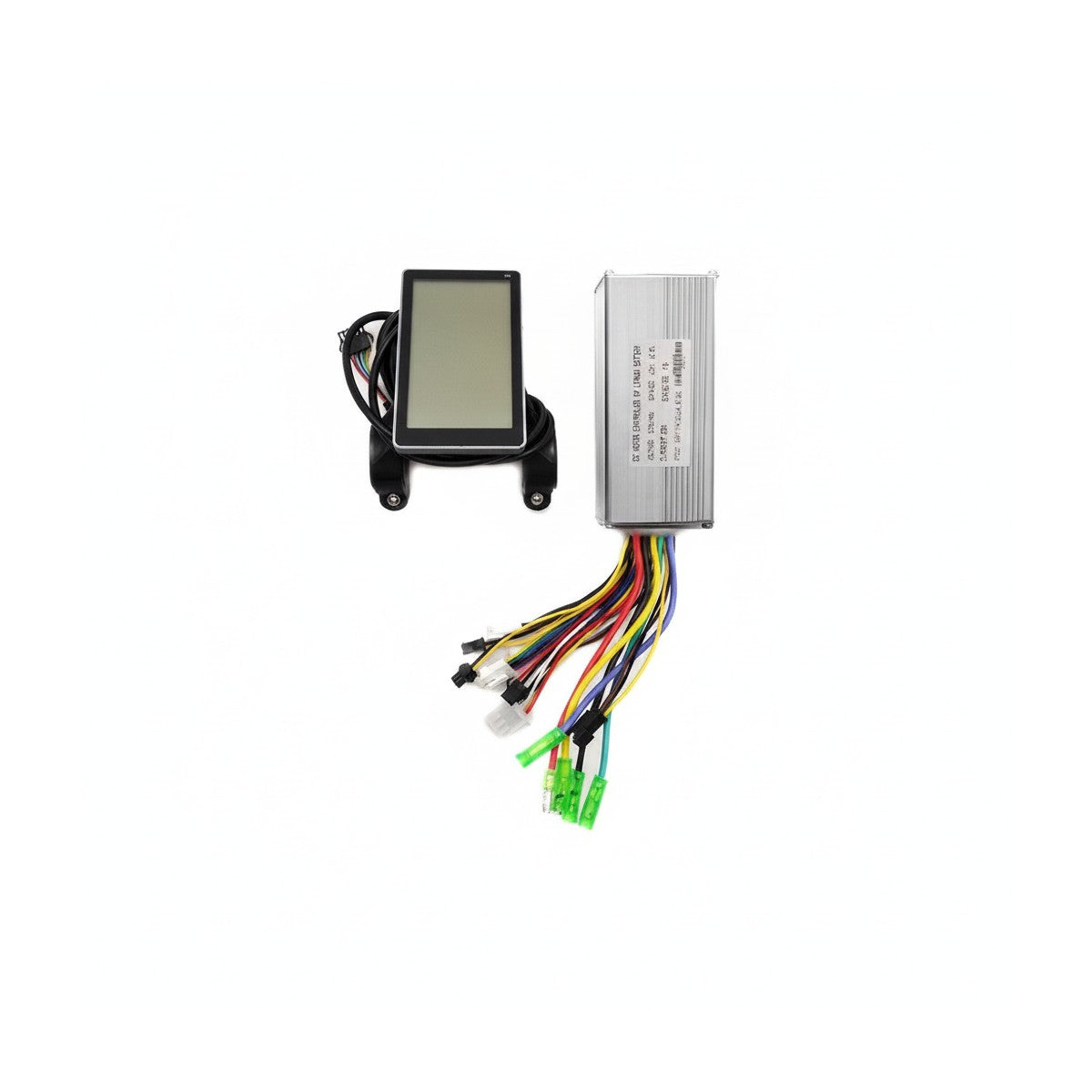 Pack composé d'un afficheur écran LCD et d'un contrôleur 500W 22A avec son faisceau de câbles