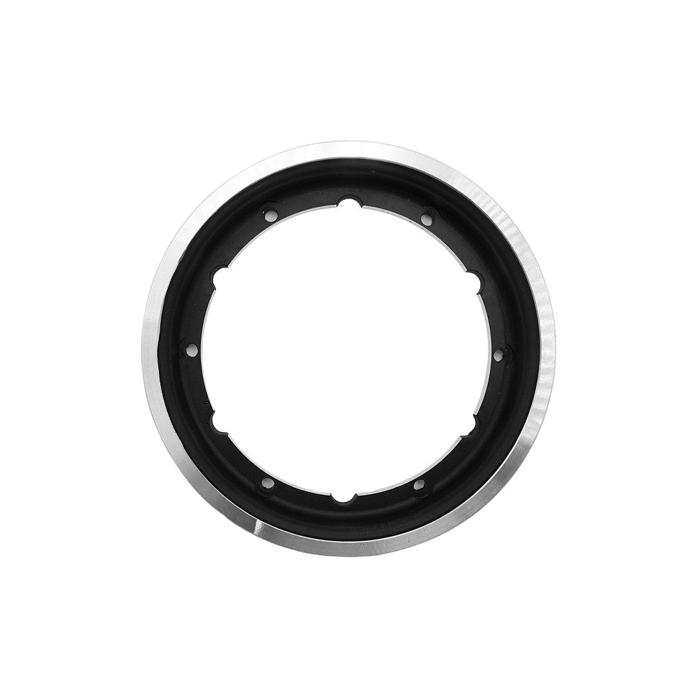 Jante moteur noire et argentée de KuKirin G3 Pro vue de face