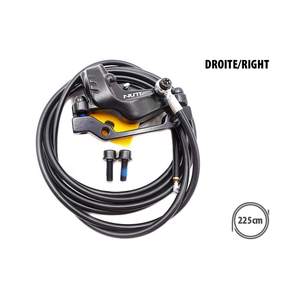 Kit Freins Hydrauliques NUTT 4 Pistons Connecteur SM (1x AR Droite + 1x AV Droite) pour Trottinette Électrique