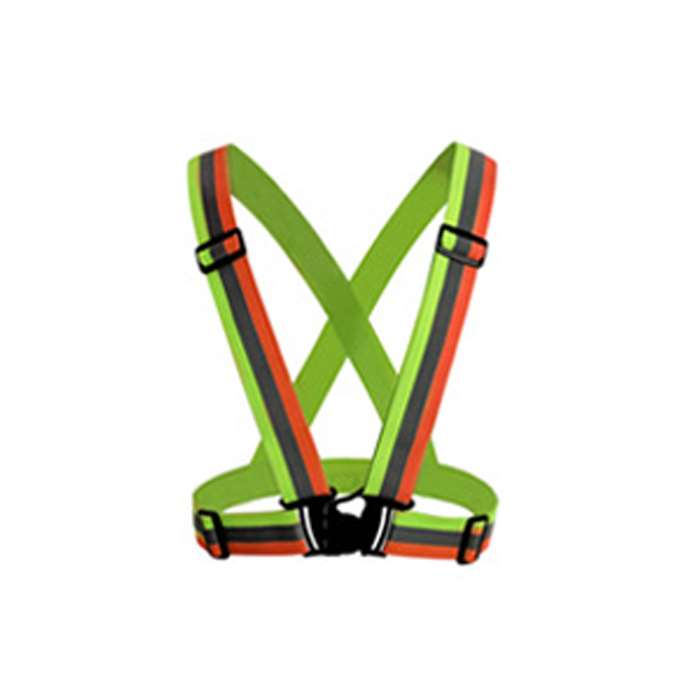 Gilet de signalisation avec bandes réfléchissantes Vert / Orange