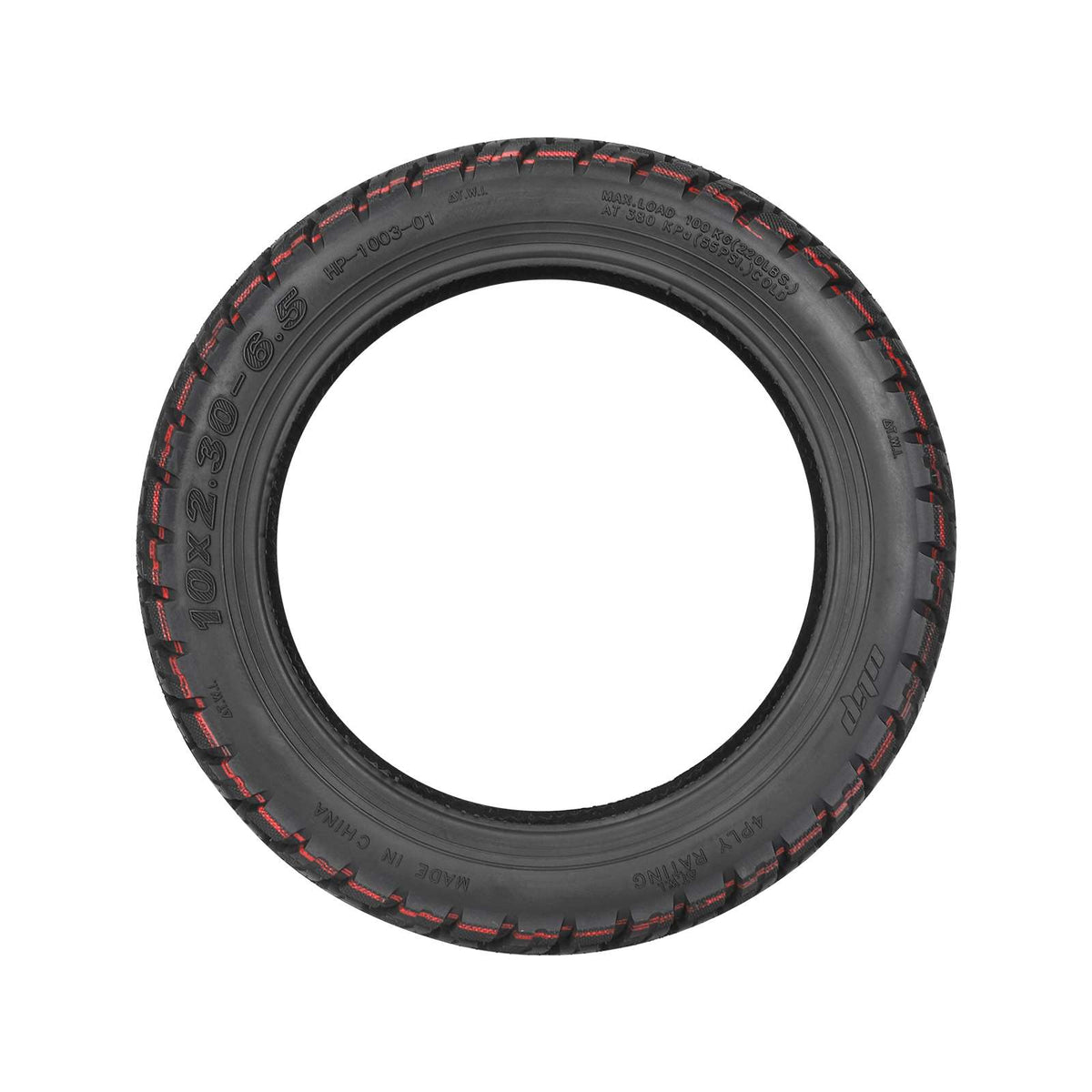 Pneu Tubeless Tout-Terrain 10 Pouces (10x2,30-6,5) Anti-Crevaison avec Gel, vue 4