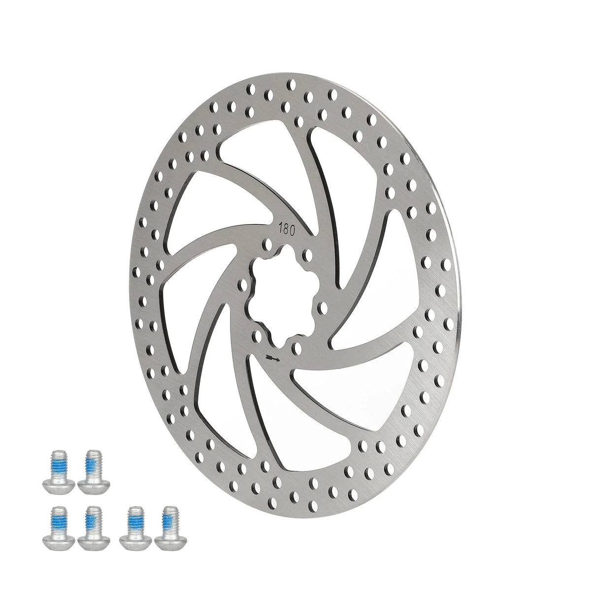 Disque de frein renforcé de 180 mm de diamètre et 3 mm d'épaisseur avec ses 6 vis de fixation