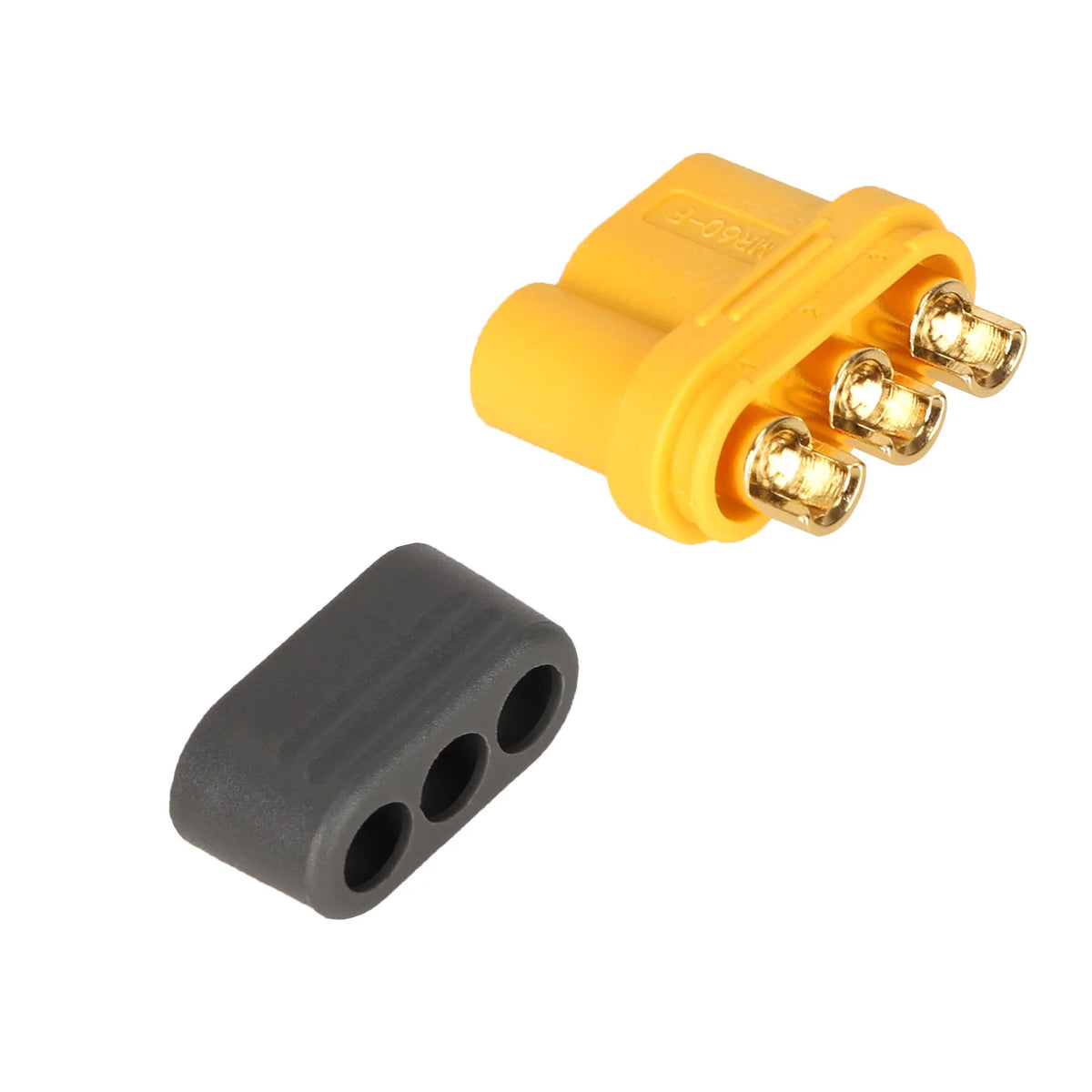 Connecteur Amass MR60 Femelle 3 Broches Jaune, vue 4