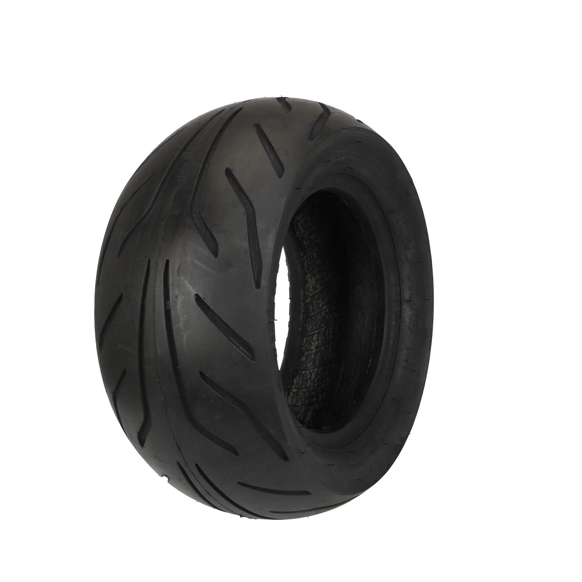 Pneu tubeless TUOVT 12 pouces 12x4,5-6,5 noir vu de trois-quarts