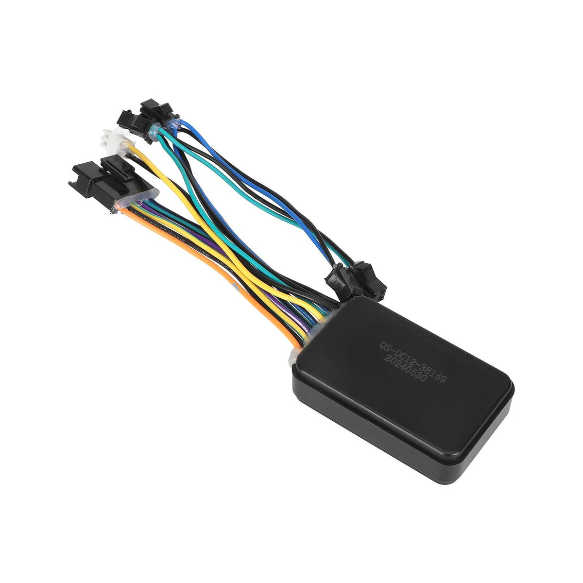 Module de contrôle d'éclairage noir avec faisceau de câbles et connecteurs pour trottinette électrique