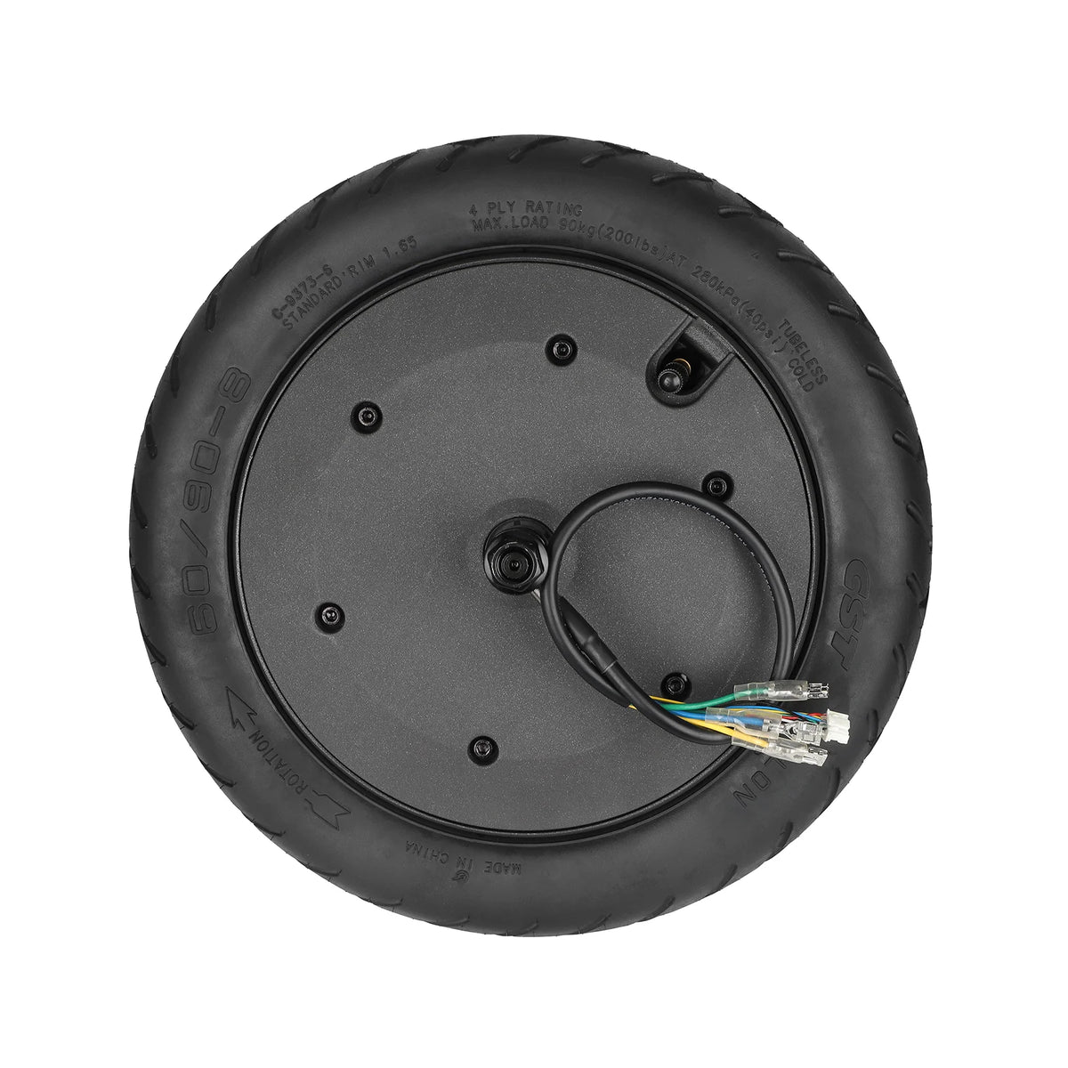 Moteur de Roue avec Pneu, vue 4
