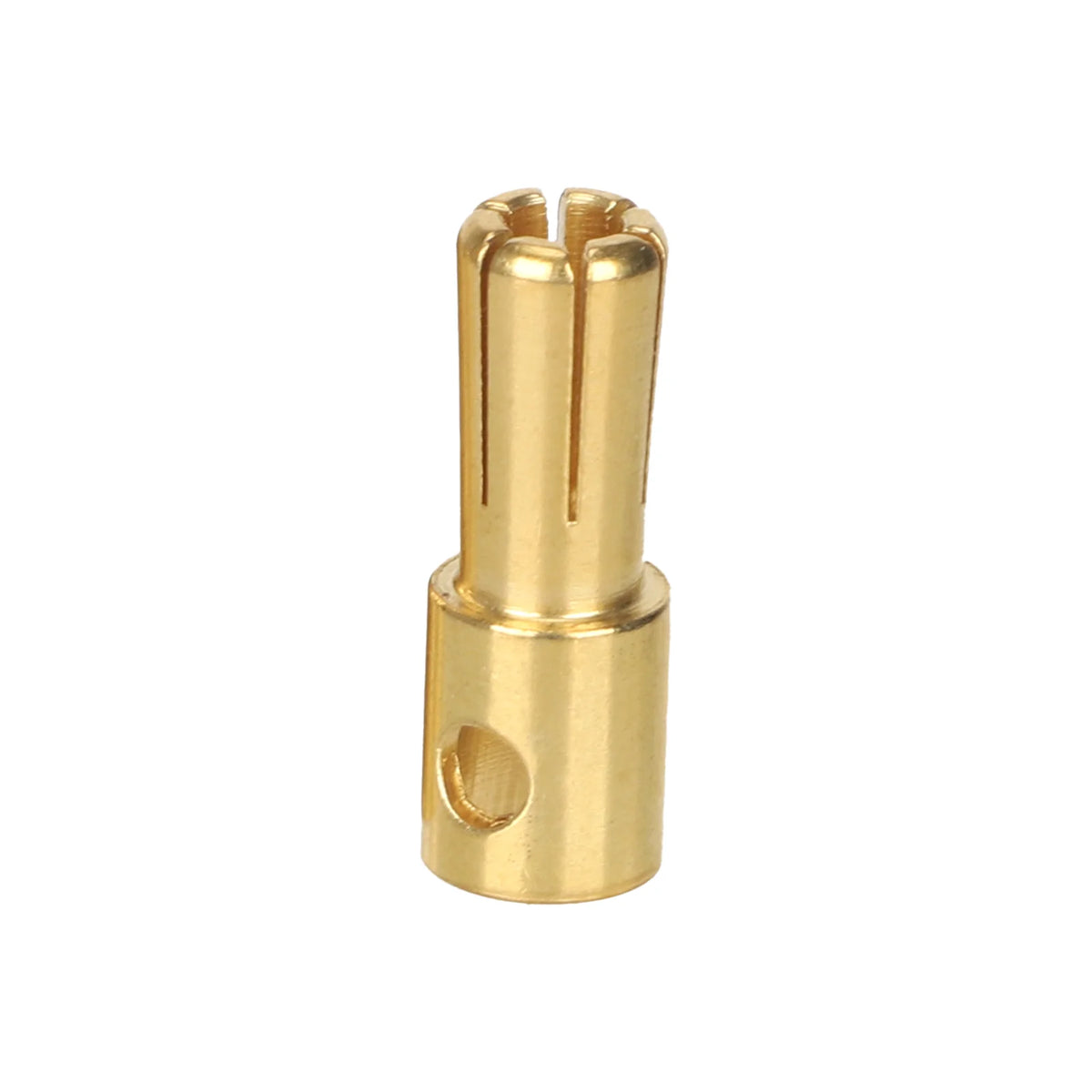 Connecteur banane mâle 5,5 mm en métal doré