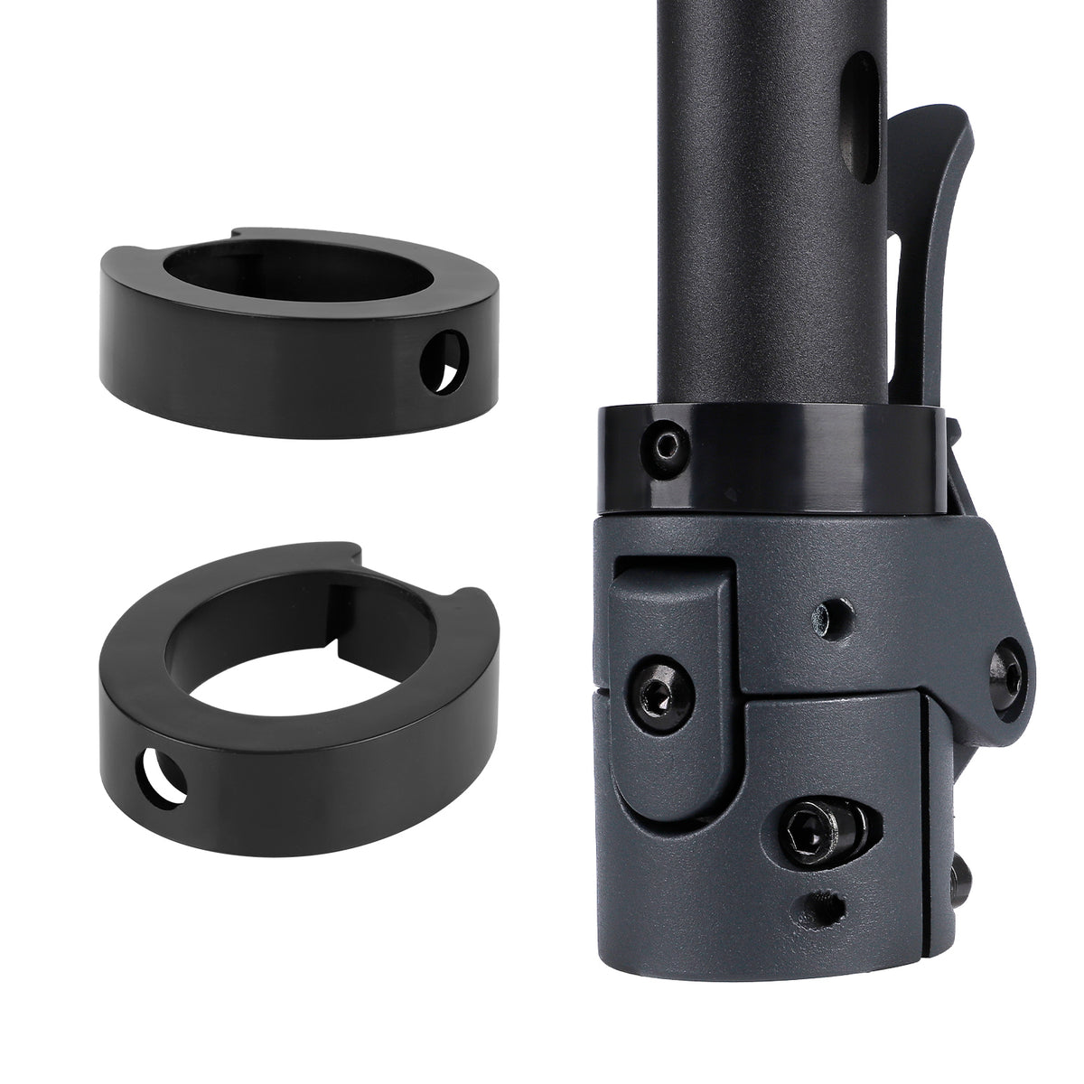 Bague de Pliage Noire avec Vis, vue 6