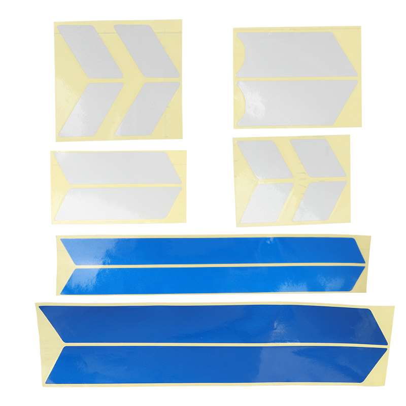 Stickers Réfléchissants Bleu et Argent