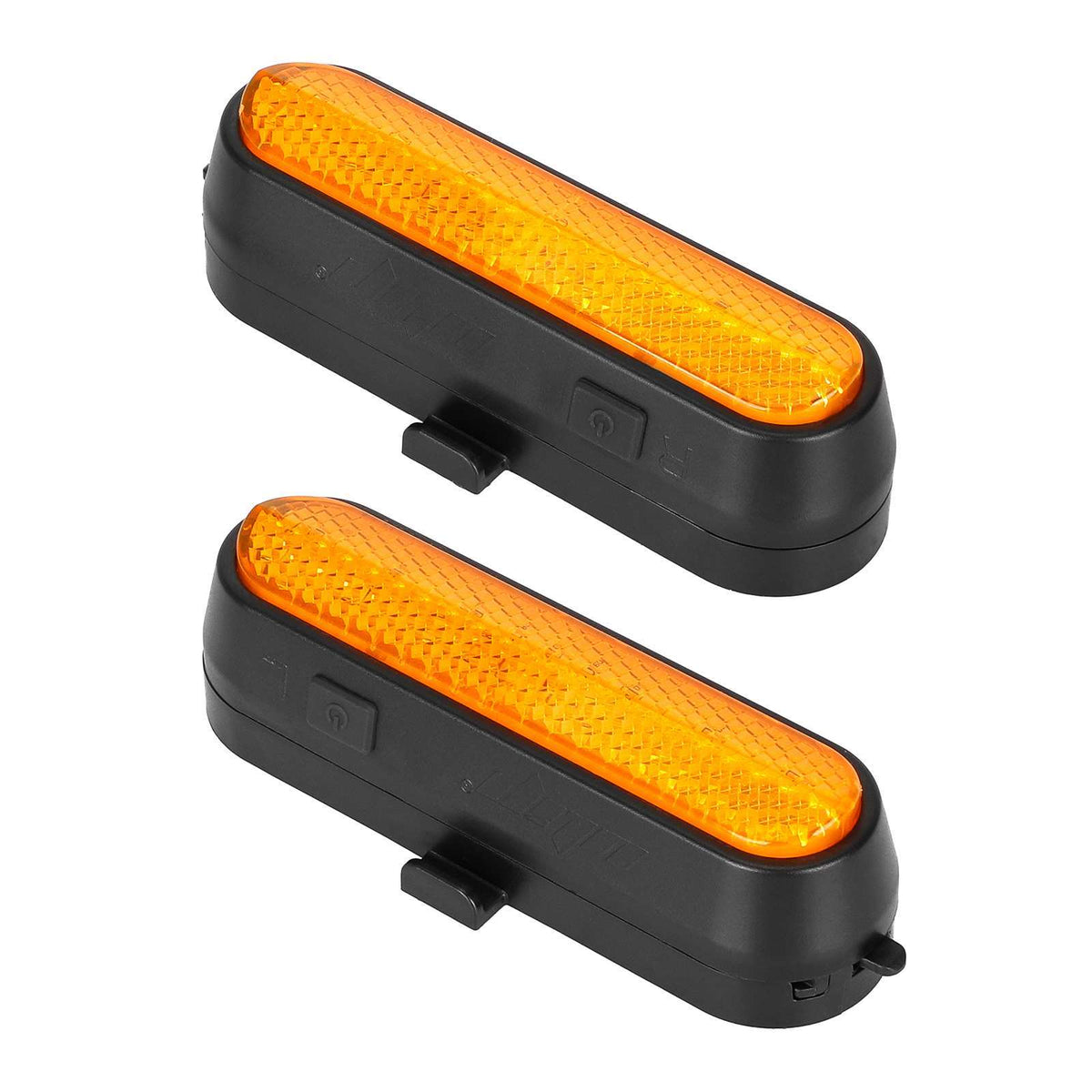 Kit Clignotants Rechargeables Sans Fil Jaunes et Rouges 2 Jeux avec Télécommande, vue 5