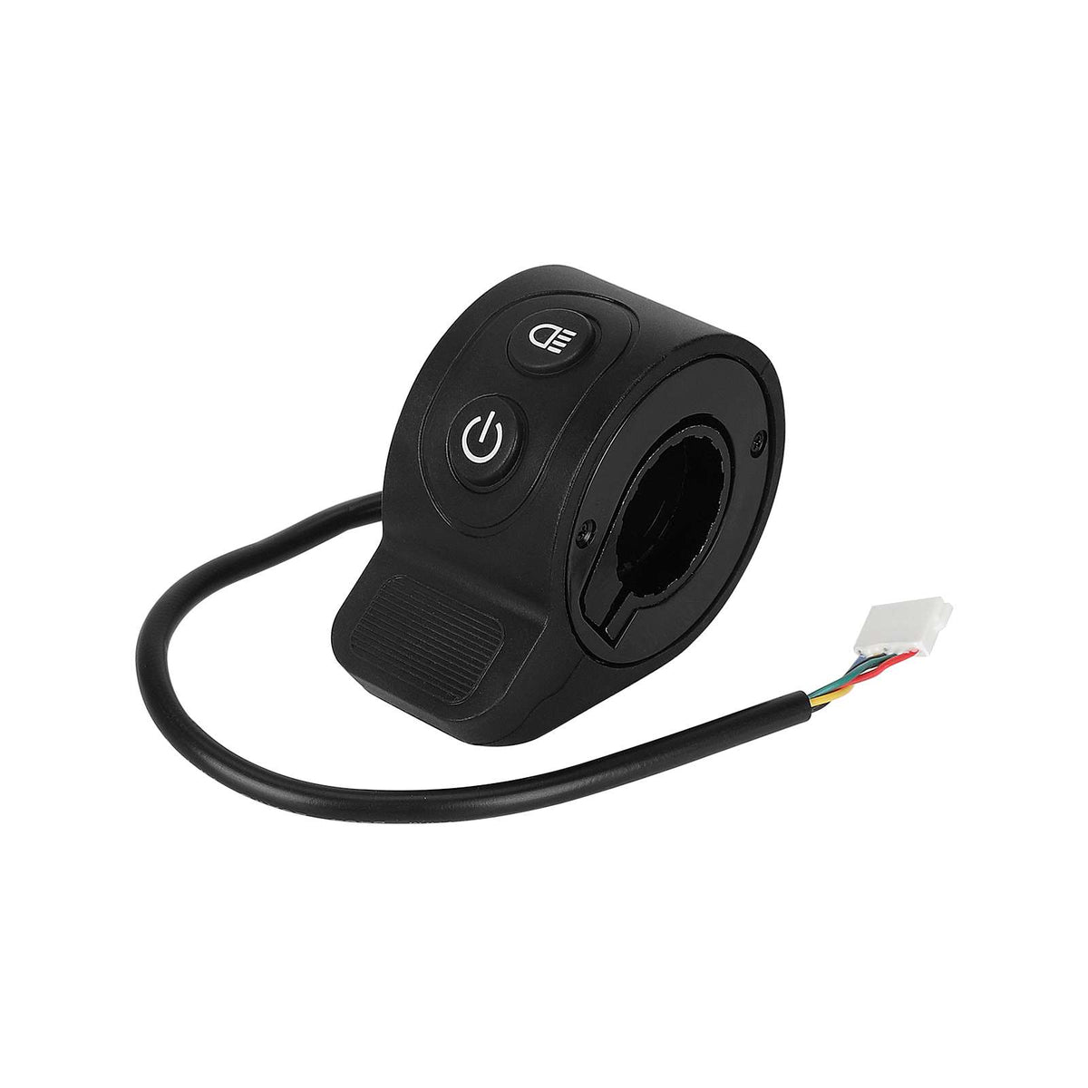 Gâchette d'Accélération avec Bouton d'Éclairage et Alimentation Noir