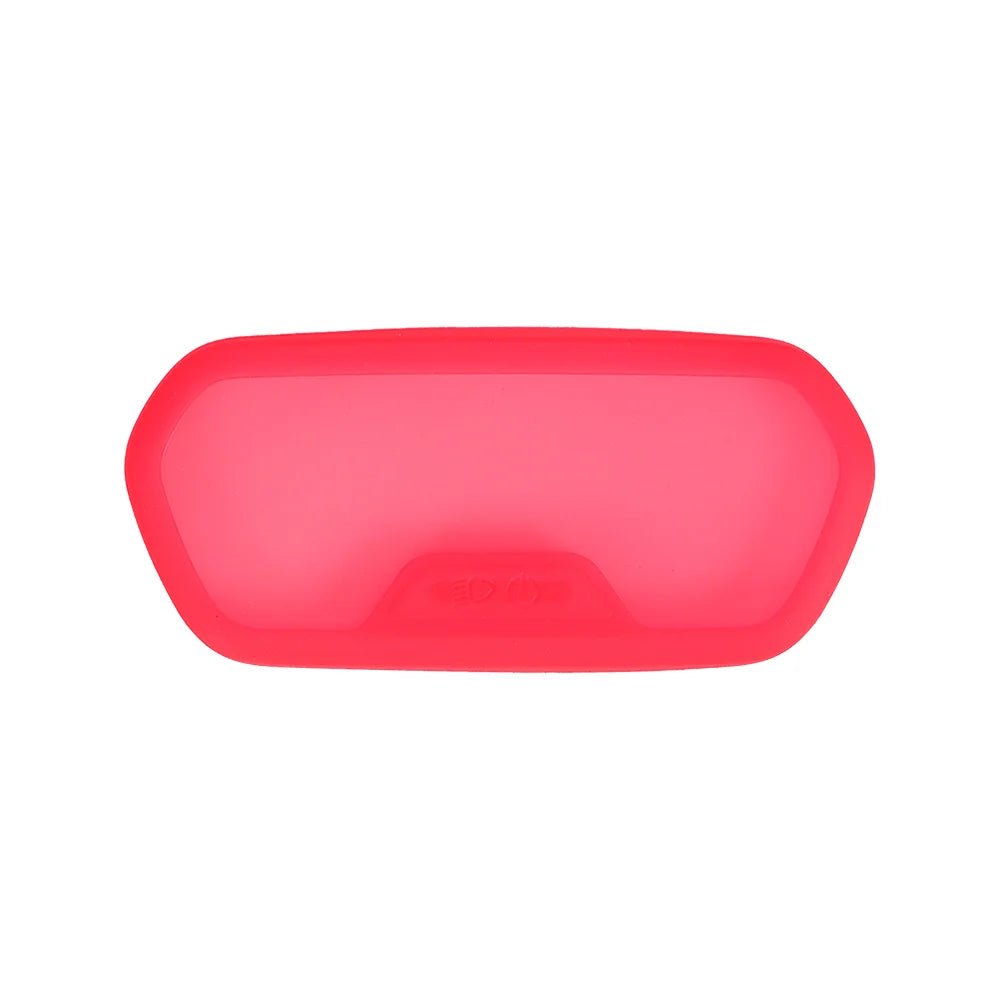 Housse de protection en silicone rouge pour écran de trottinette électrique