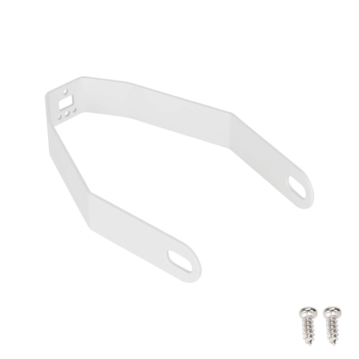 Support de Garde-Boue Arrière Métal Blanc