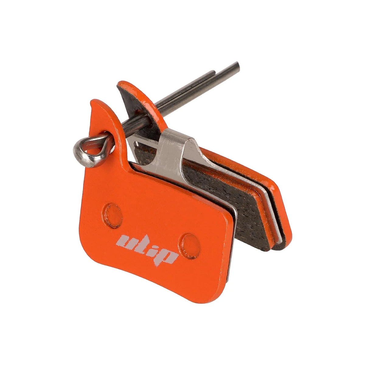 Plaquettes de frein semi-métalliques orange avec goupille et ressort pour trottinette électrique