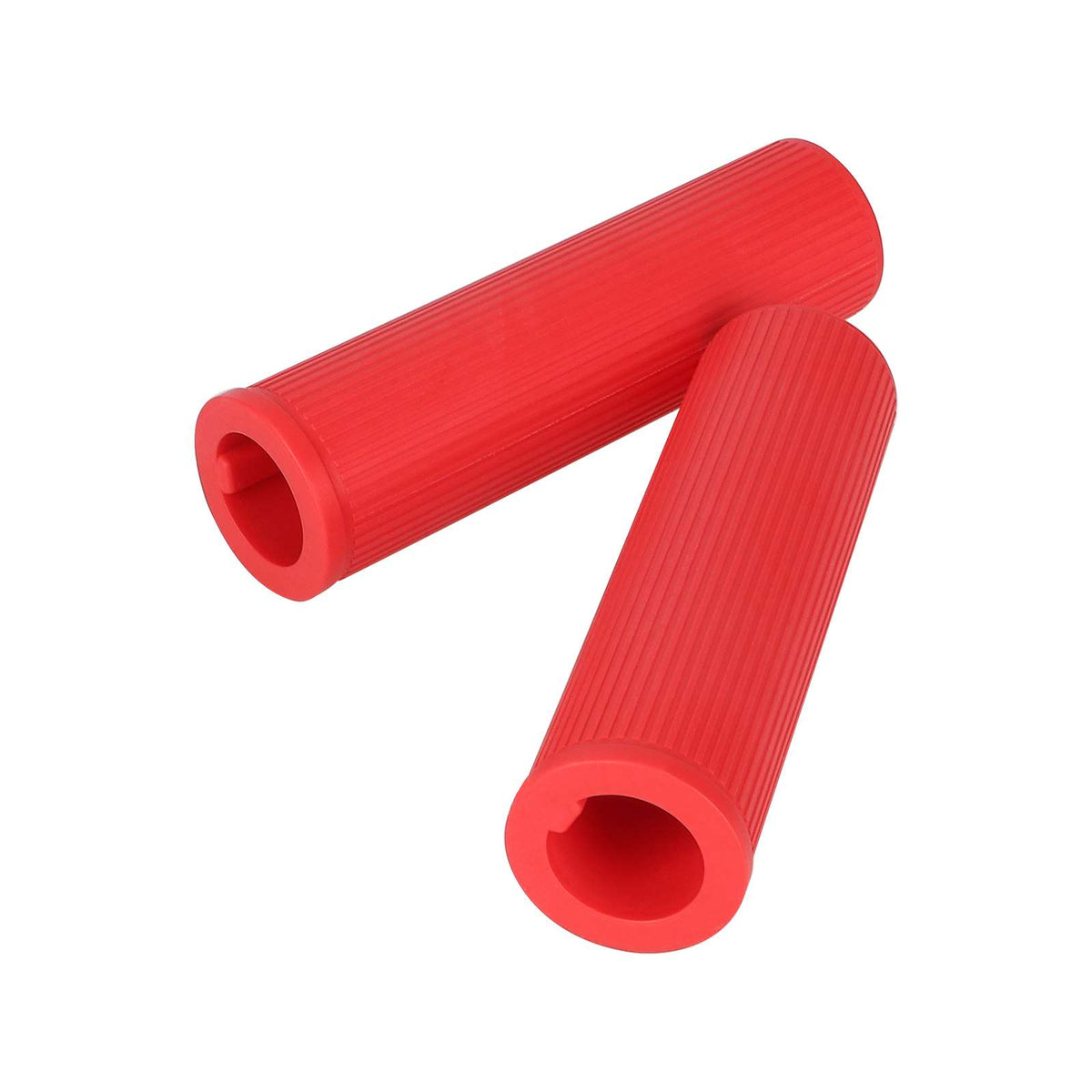 Poignées de Guidon en Silicone Rouge