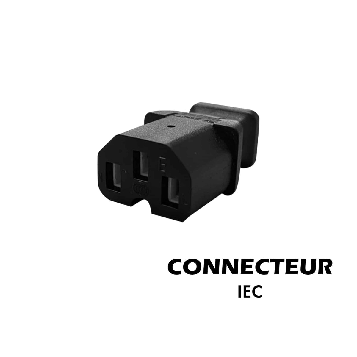 Chargeur 60V 2A Connecteur IEC pour Trottinette Électrique