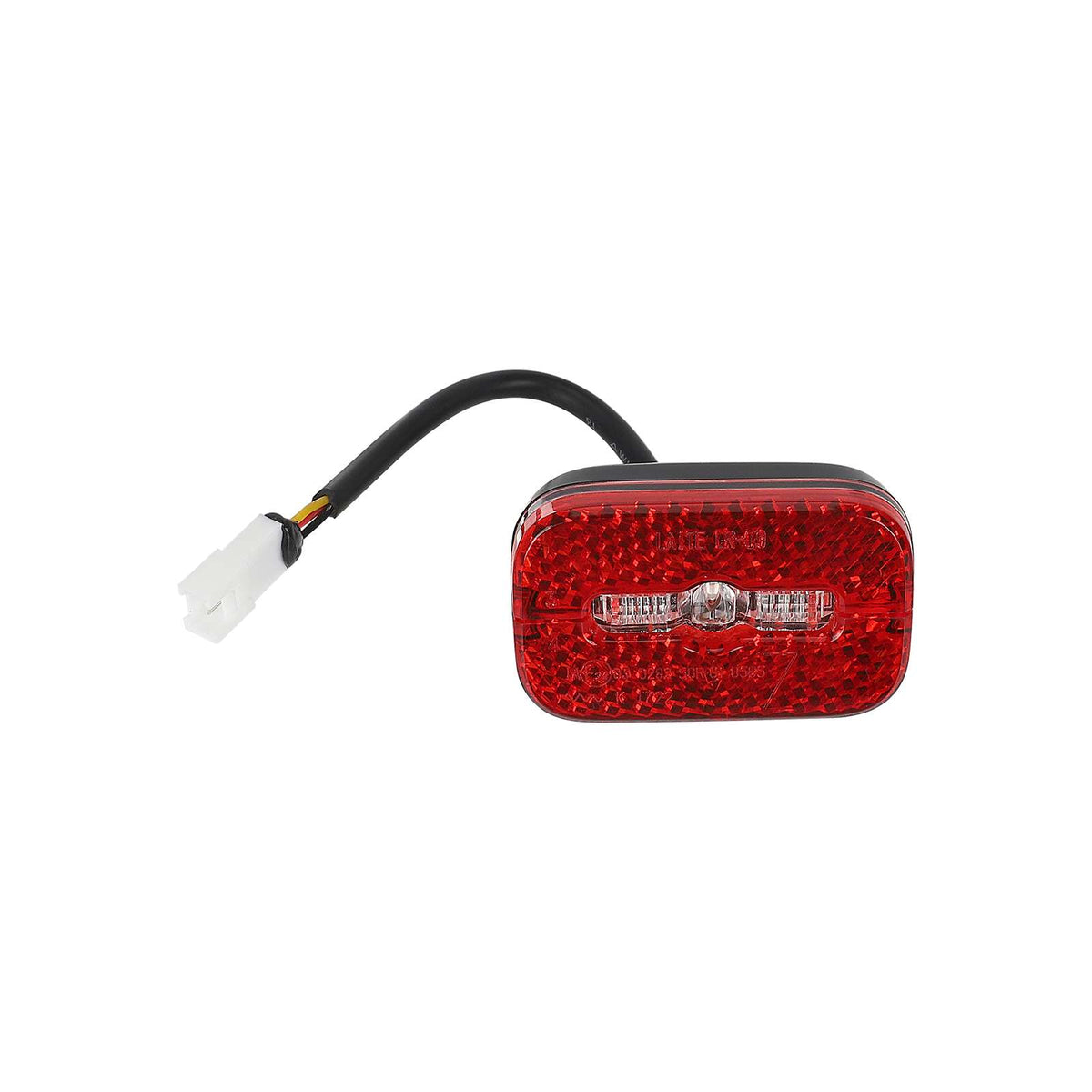 Feu arrière LED rouge pour trottinette électrique avec son câble et connecteur