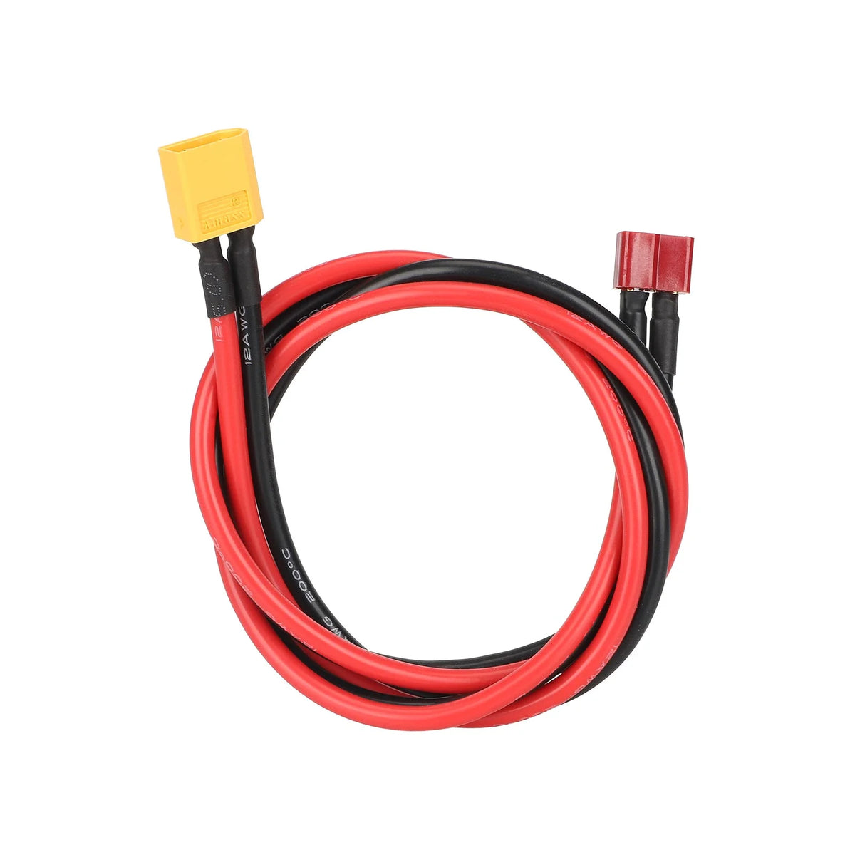 Câble Adaptateur XT60 Mâle vers Dean T Femelle (70 cm), vue 4