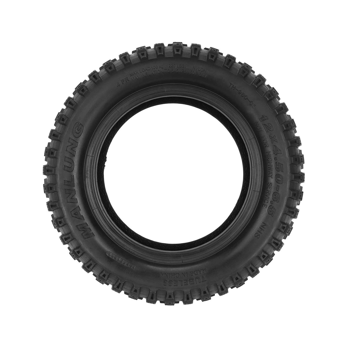 Pneu Tubeless Tout-Terrain 12 Pouces (12x4,5-6,5), vue 4