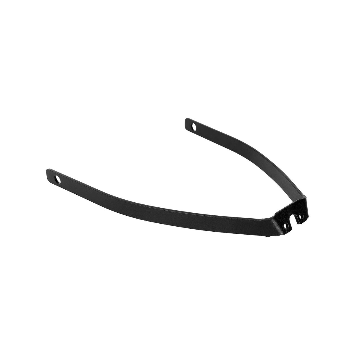 Support de garde-boue arrière métallique noir pour trottinette électrique