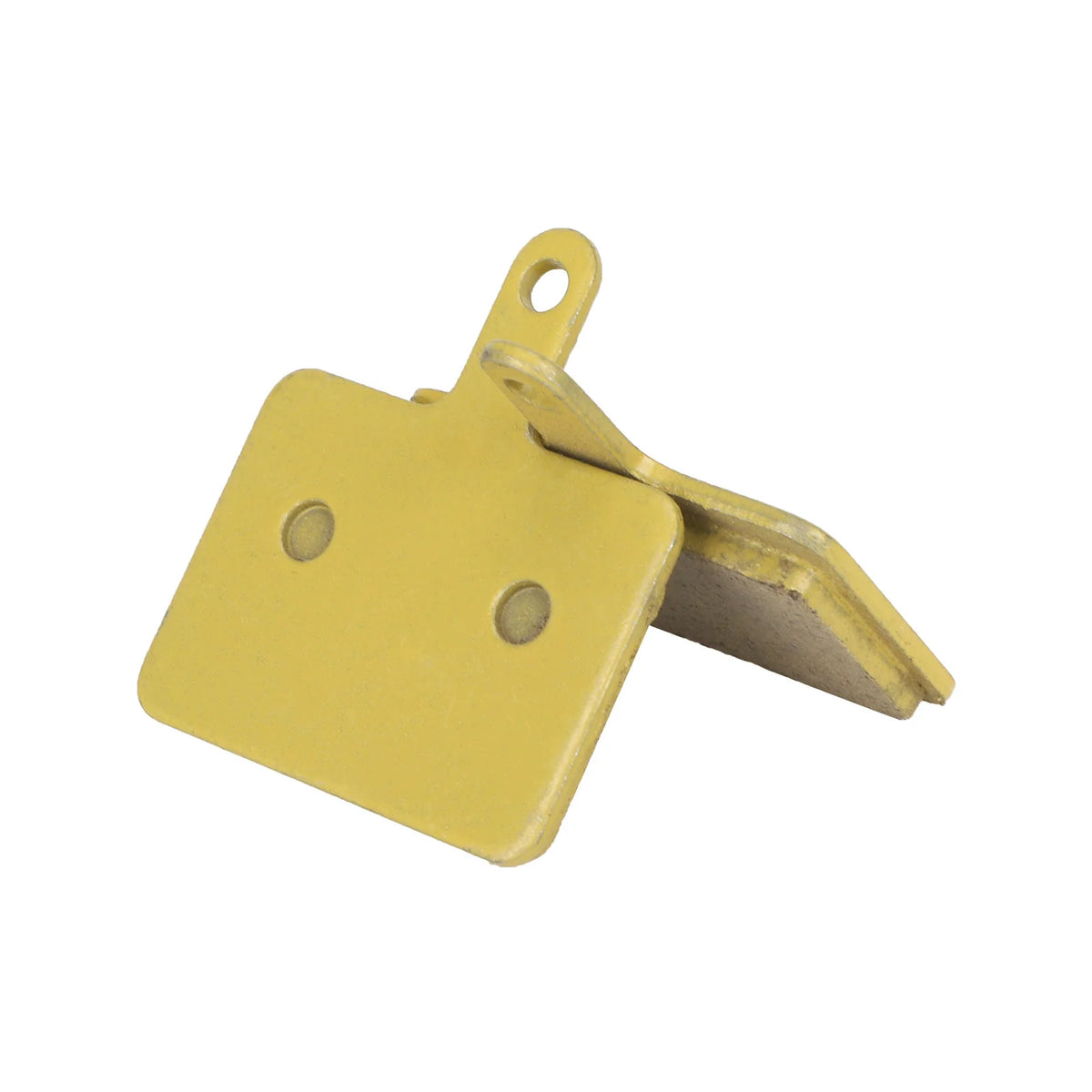 Paire de plaquettes de frein métalliques jaunes pour trottinette électrique