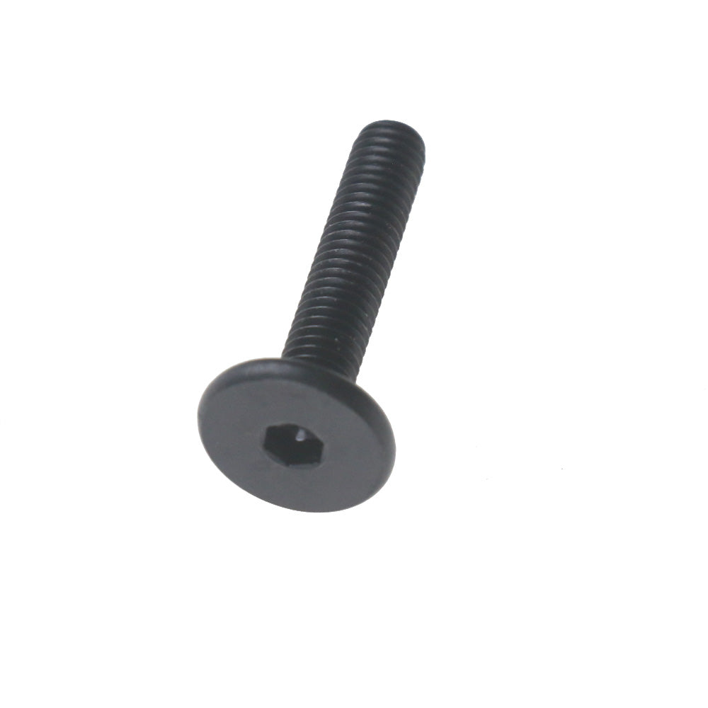 Vis noire à tête plate M6x30 pour garde-boue avant de trottinette électrique
