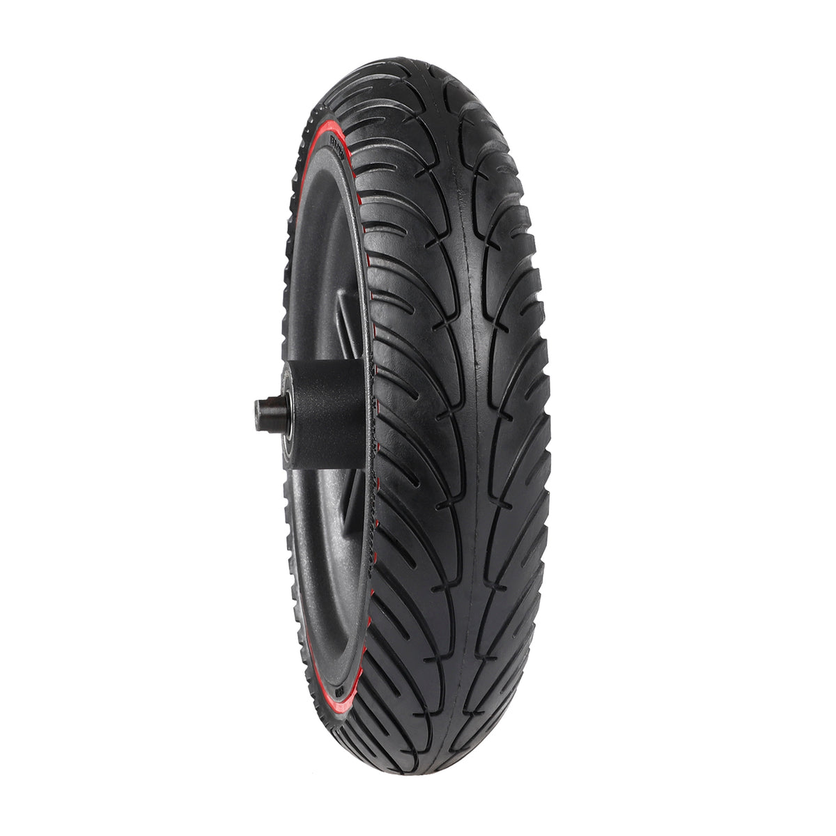 Roue Arrière Complète Pneu Plein 8,5 Pouces Liseré Rouge, vue 5