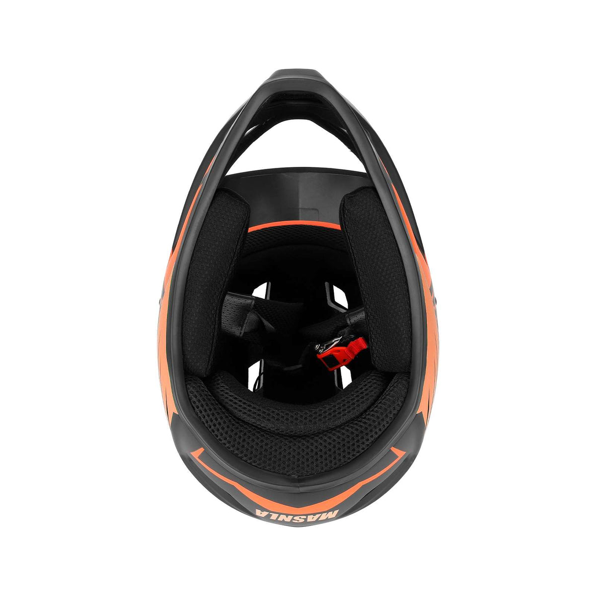 Casque Integral Cross XXL Noir et Orange, vue 5