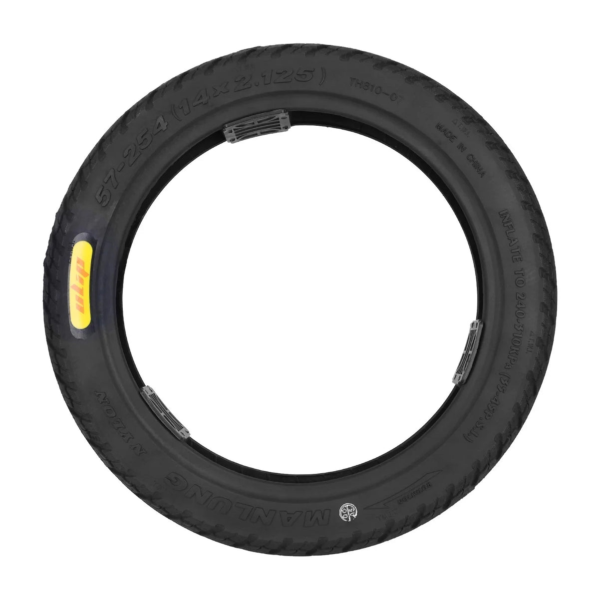 Pneu Tubeless 14 Pouces (14x2,125) Version A, vue 3