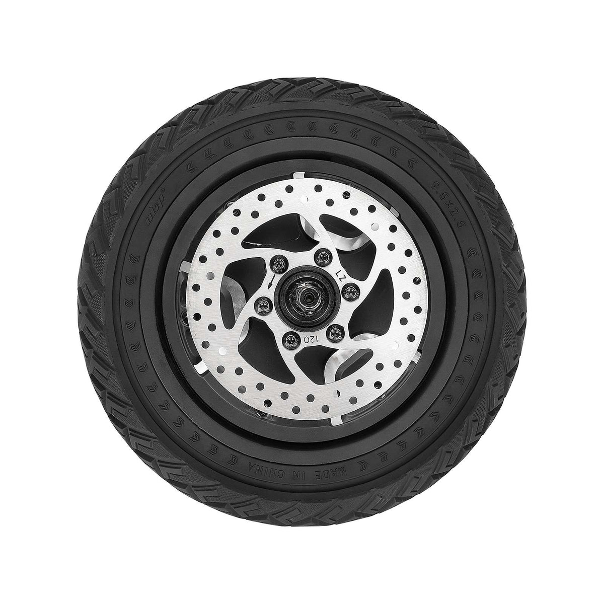 Pneu Plein Tout-Terrain Noir 9,5 Pouces (9,5x2,5), vue 5