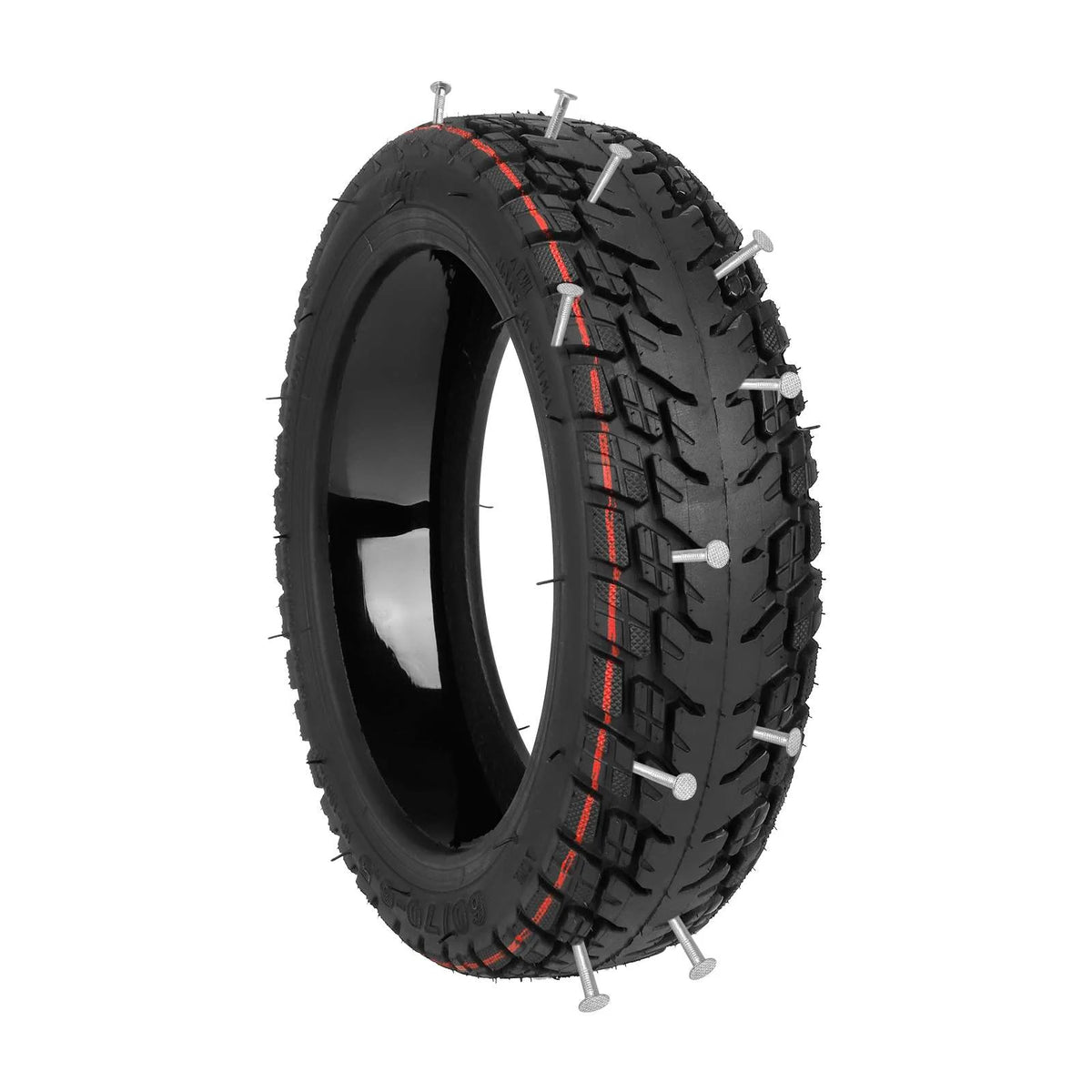 Pneu Tubeless Tout-Terrain 10 Pouces (60/70-6,5) Auto-Réparant avec Gel Anti-Crevaison et Valve, vue 4