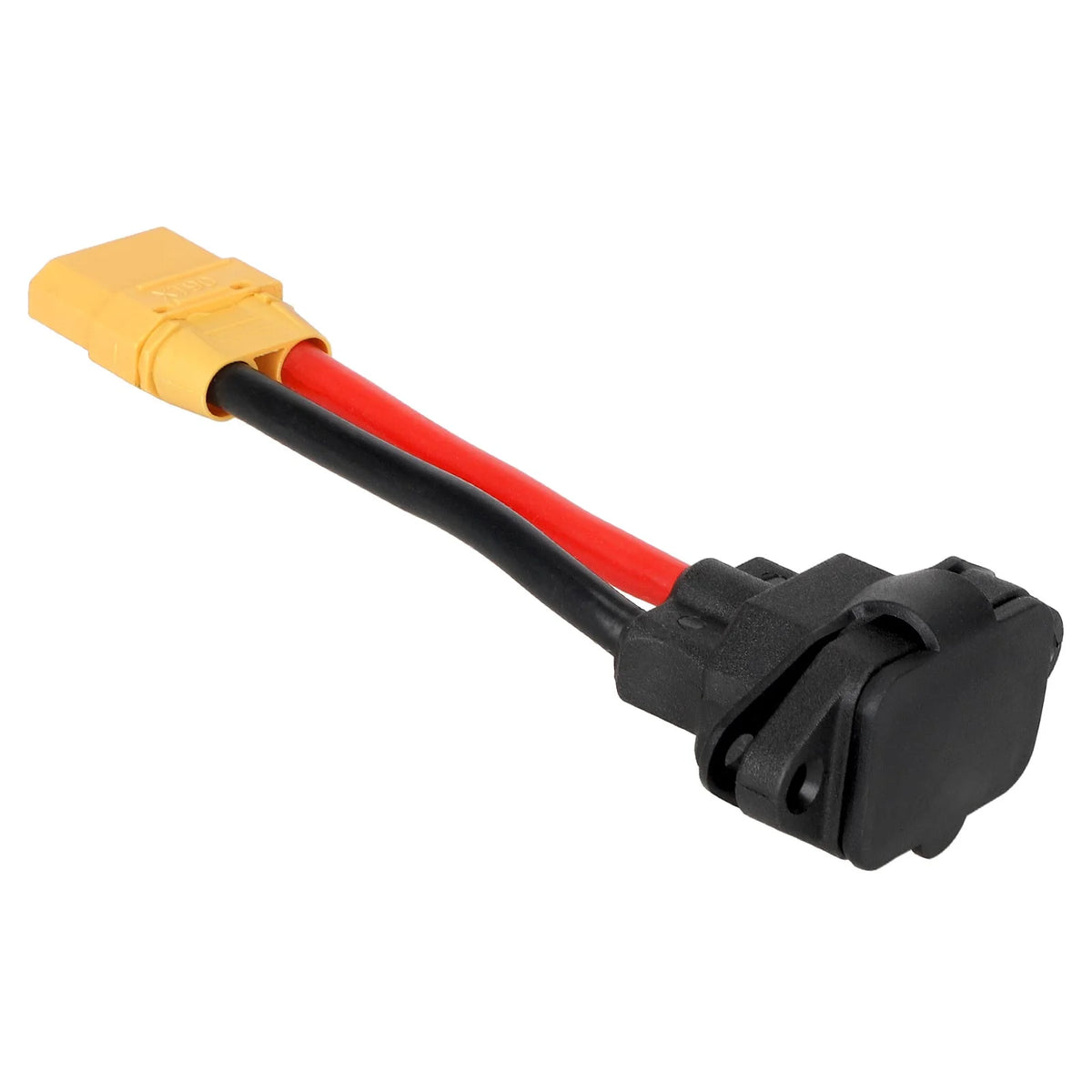Câble Adaptateur XT90 Femelle vers Prise C14 3 Broches 10 cm, vue 4