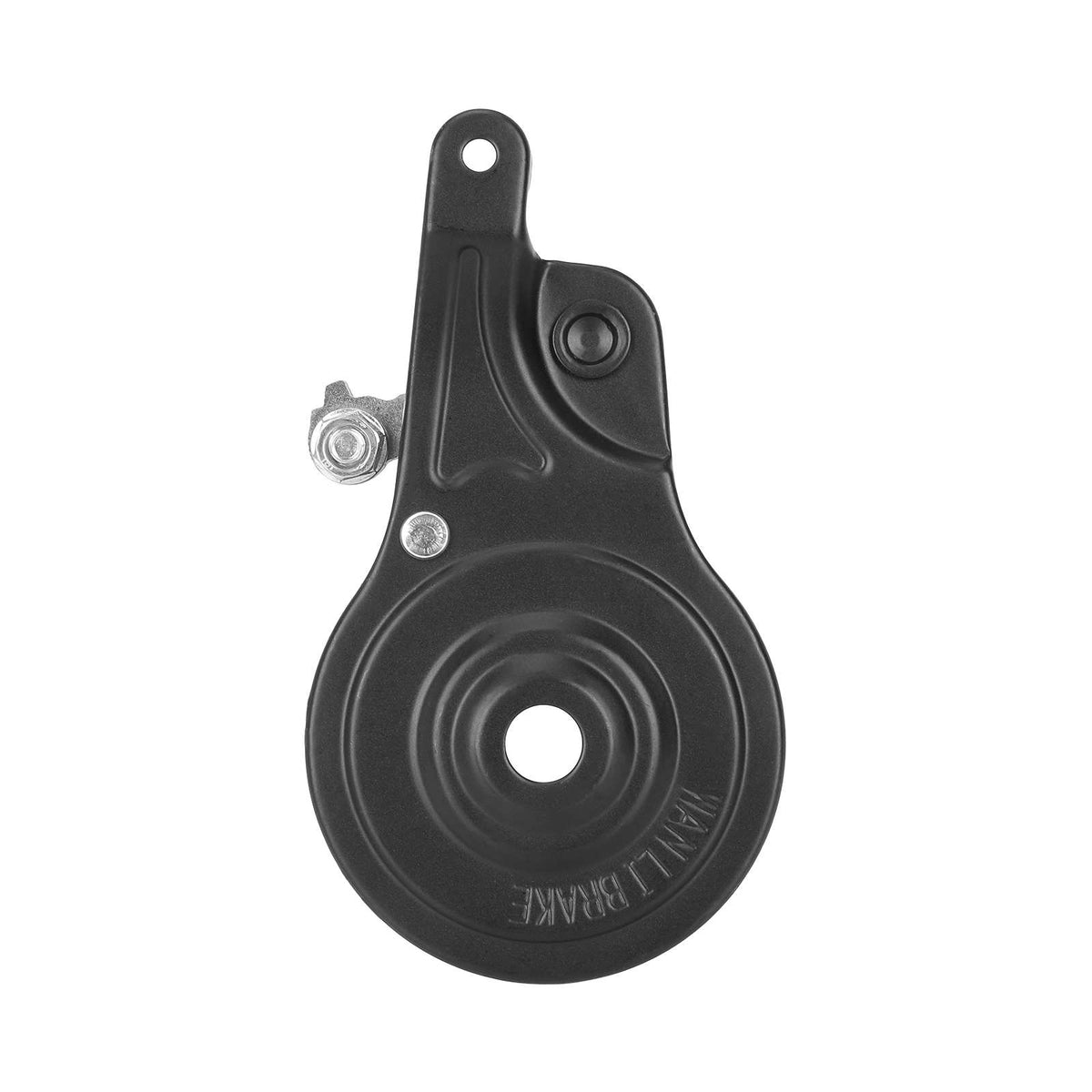 Couvercle de frein tambour noir avec trou central de 12 mm